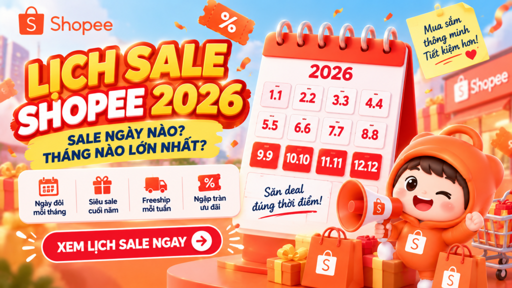 lịch sale shopee 2026 lich sale shopee 2026